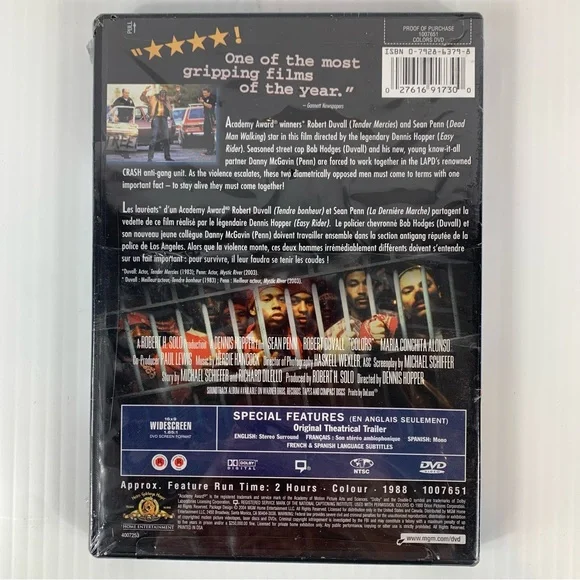 3 DVD Lot Sean Penn State of Grace, Colors, Assassination of Richard Nixon New - Picture 6 of 12